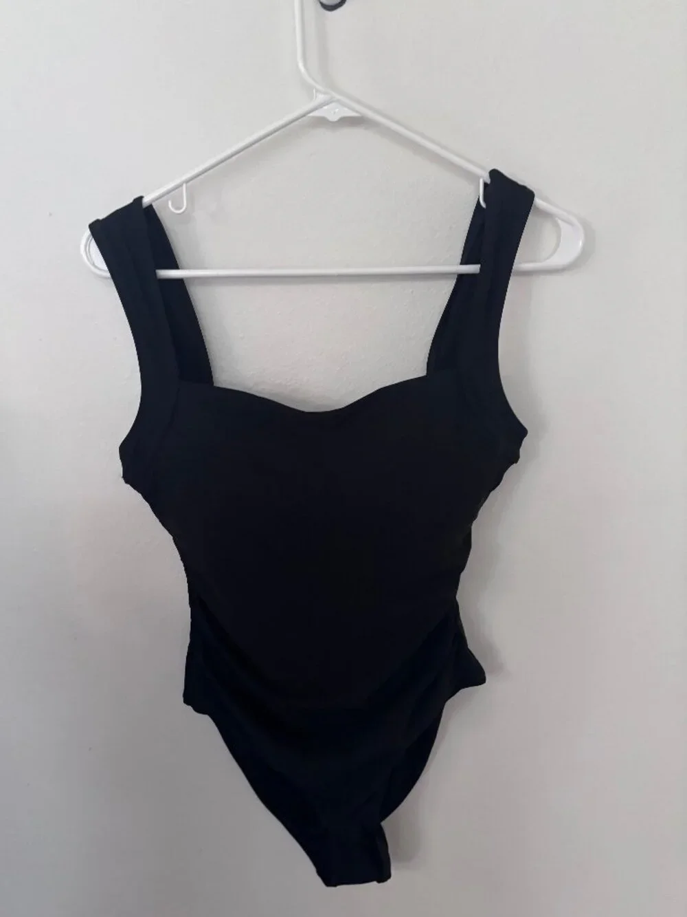 NWT J. Crew Nia ruched squareneck one-piece Size 8